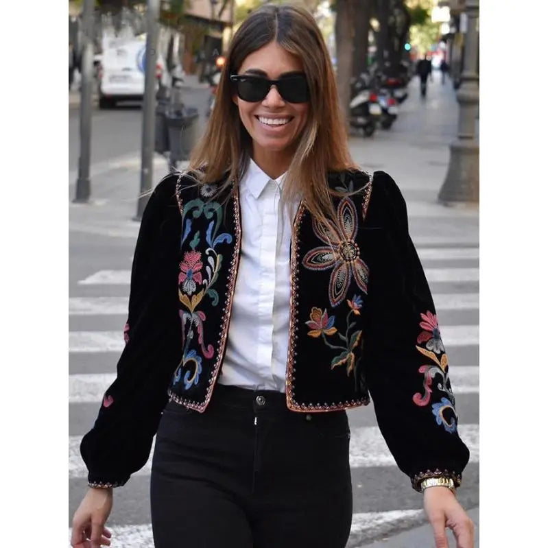 Blazer en Velours Femme