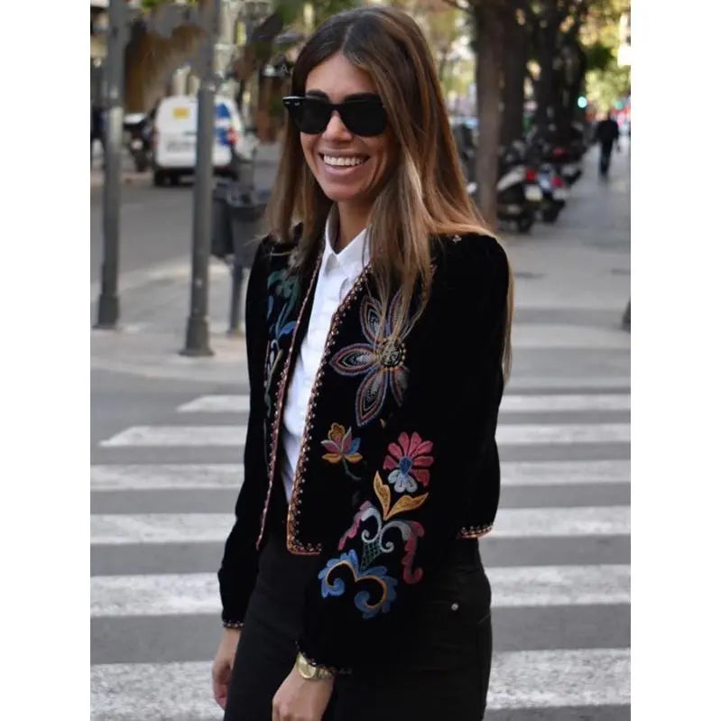 Blazer en Velours Femme