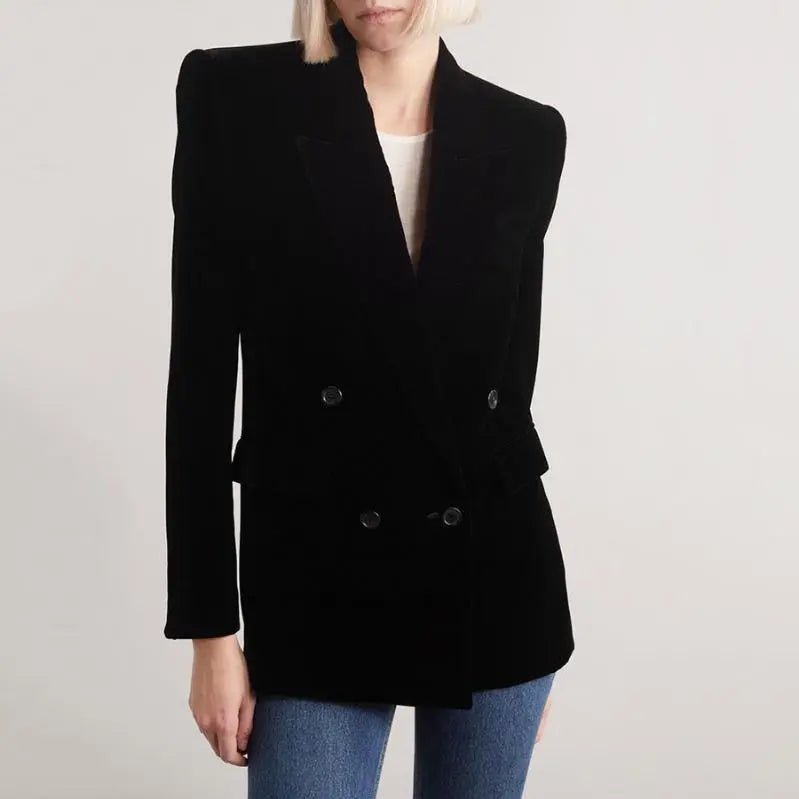 Blazer en Velour Femme