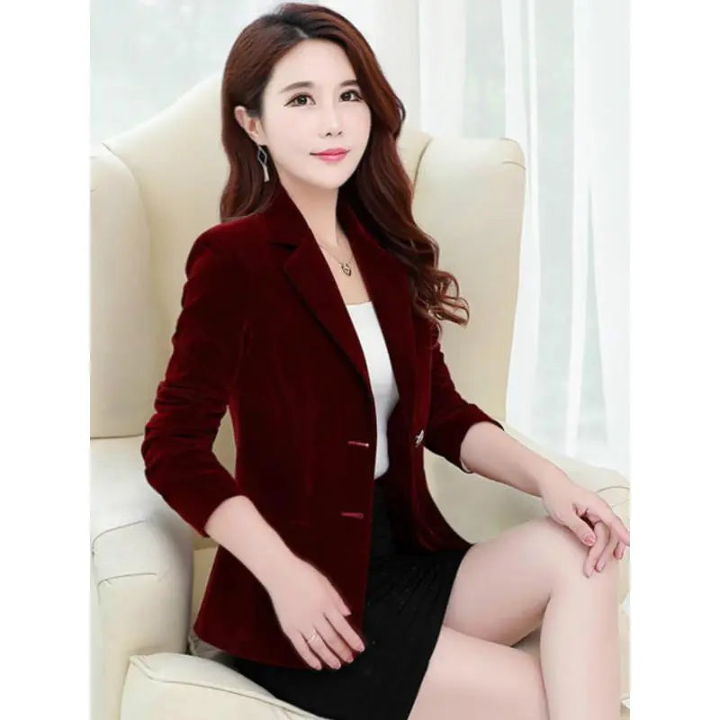 Blazer en Velours Femmes
