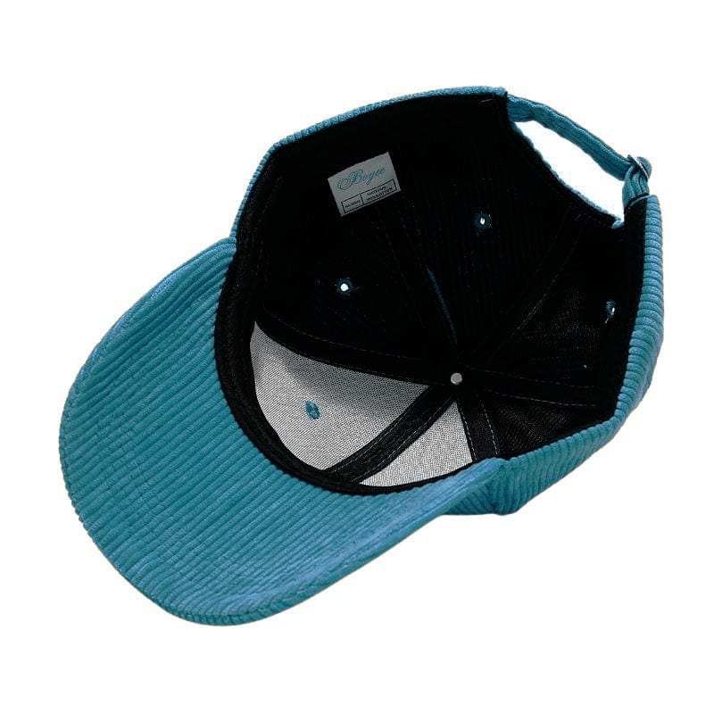 Casquette Velour Verte