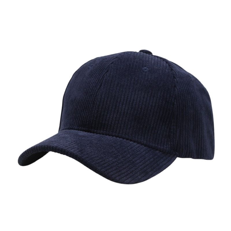 Casquette Velours Bleu Marine