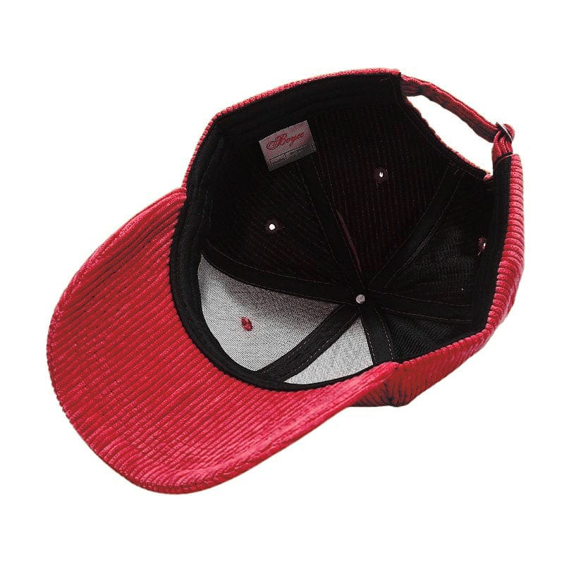 Casquette Velours Femme