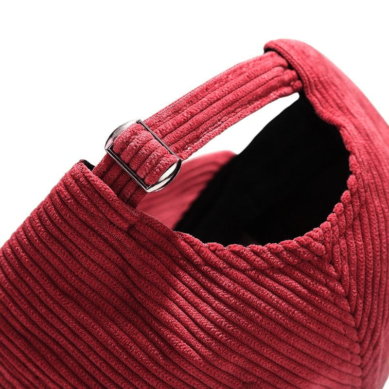 Casquette Velours Femme