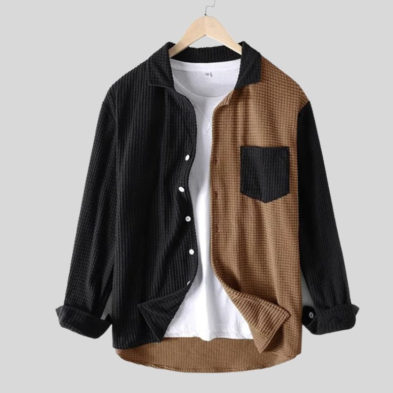 Chemise Homme Velour Cotelé