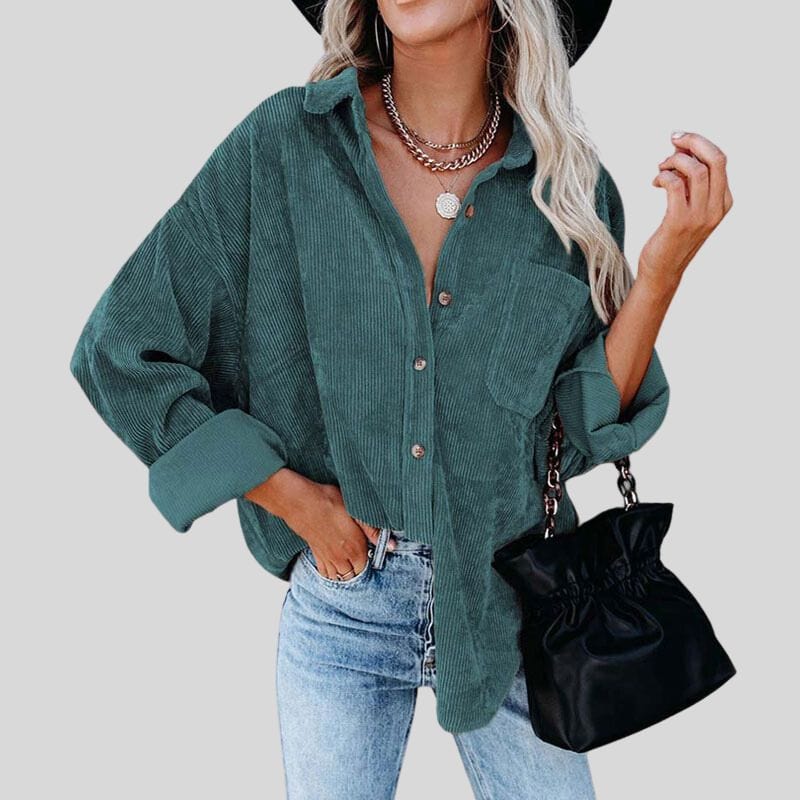 Chemise Longue Velour Femme