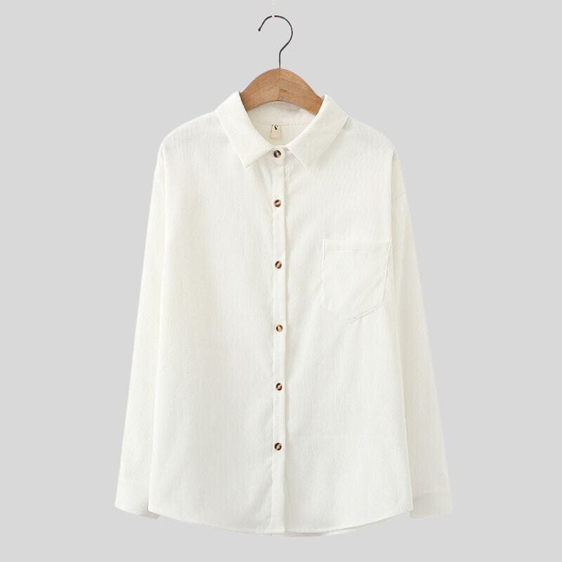 Chemise Velour Cotelé