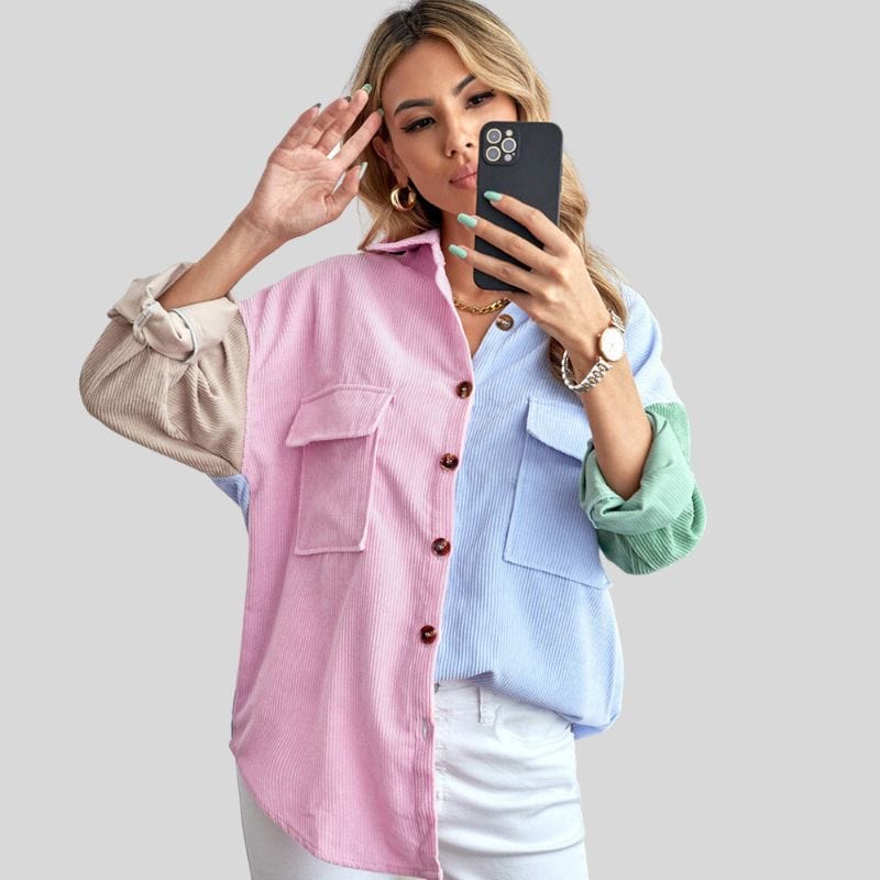 Chemise Velour Femme