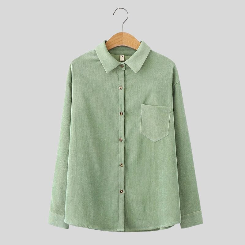 Chemise Velours Côtelé Femme