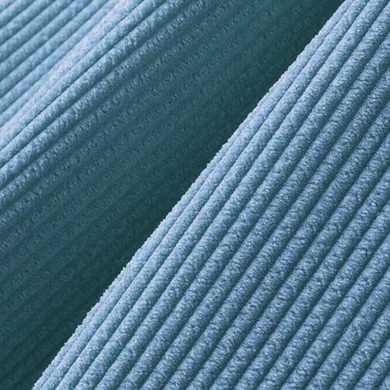 Chemise Velours Homme Bleu