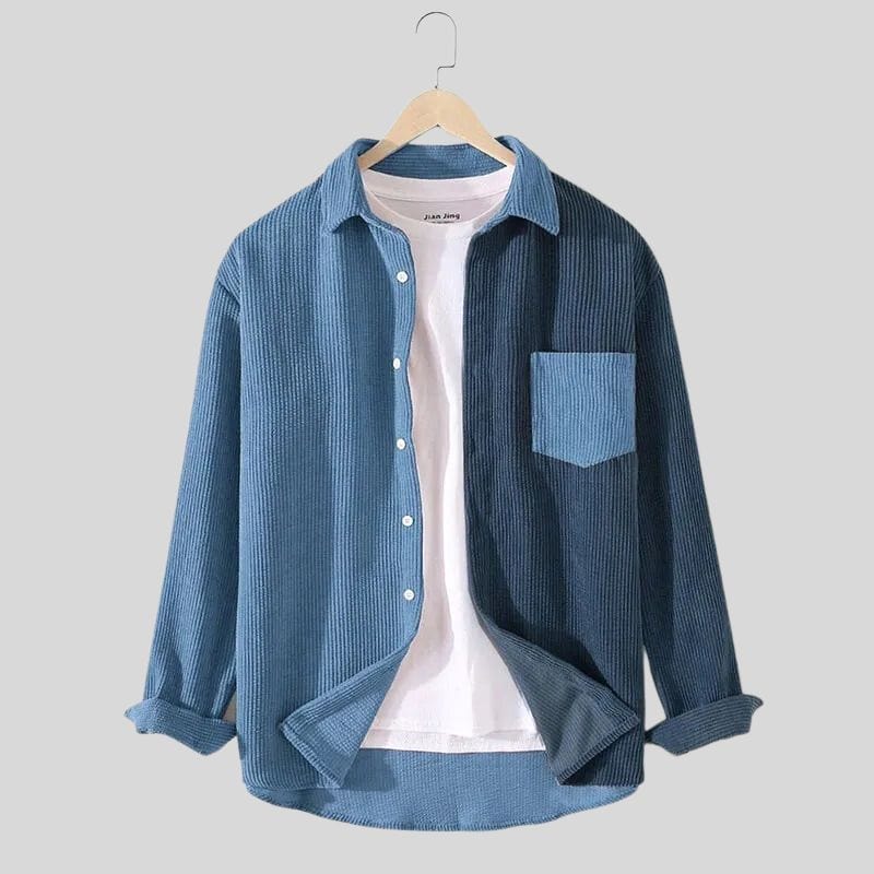 Chemise en Velour Homme