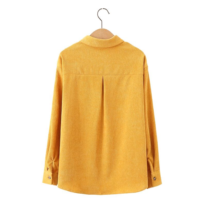 Chemise en Velours Côtelé Femme