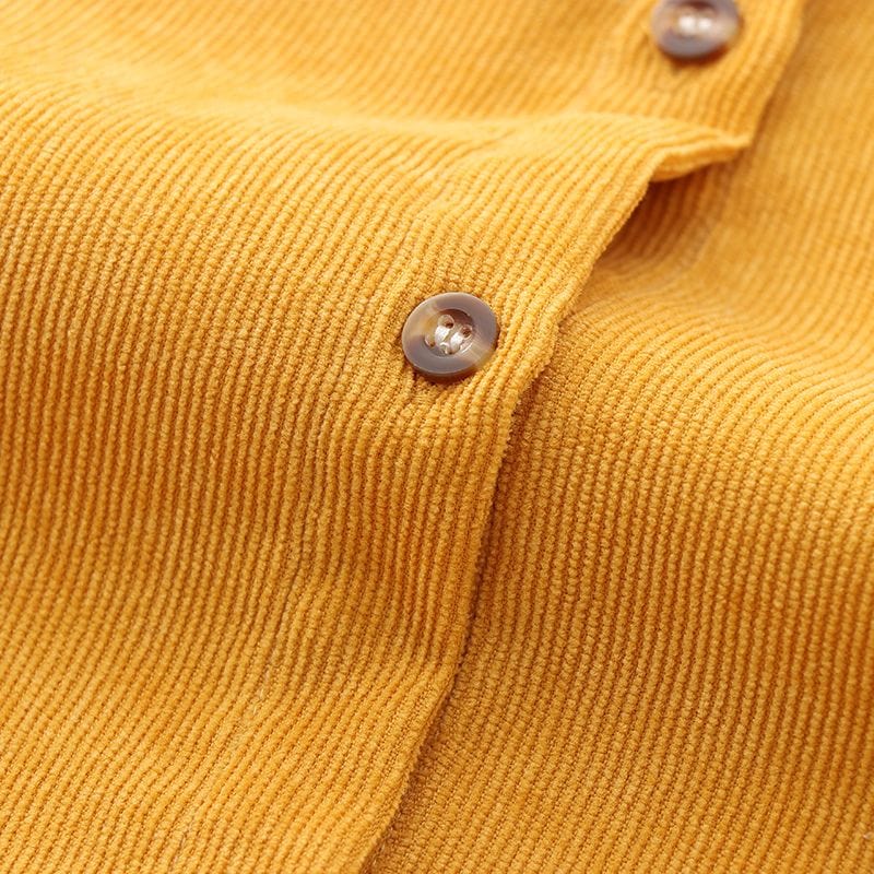 Chemise en Velours Côtelé Femme