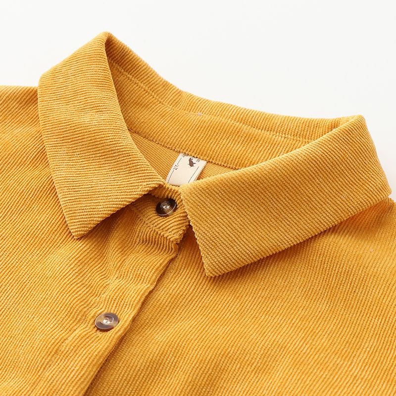 Chemise en Velours Côtelé Femme