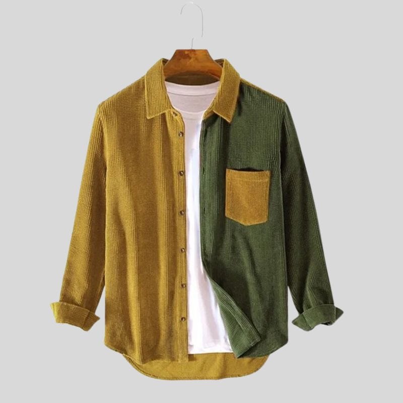 Chemise en Velours Côtelé Homme