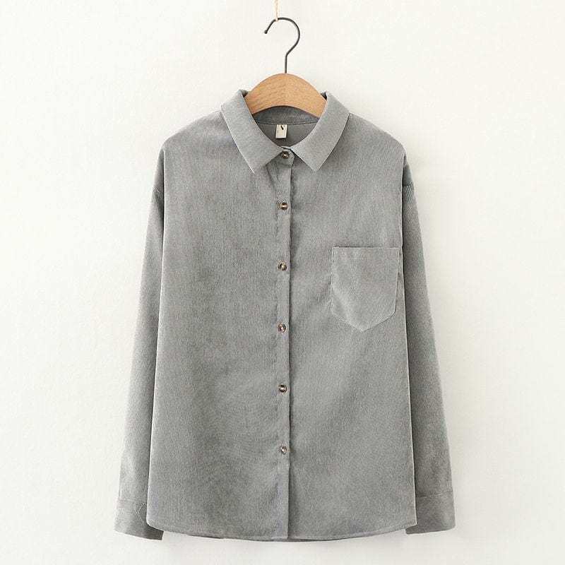 Chemise en Velours Côtelé