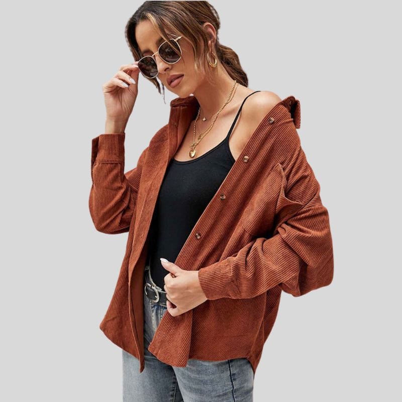 Chemise en Velours Femme