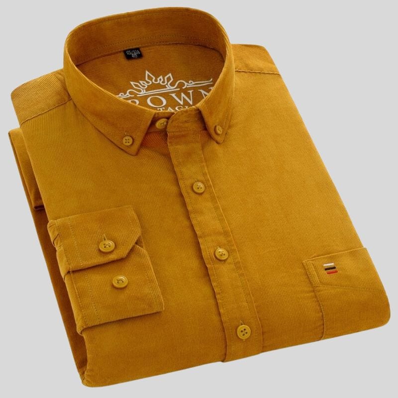 Chemise en Velours Homme