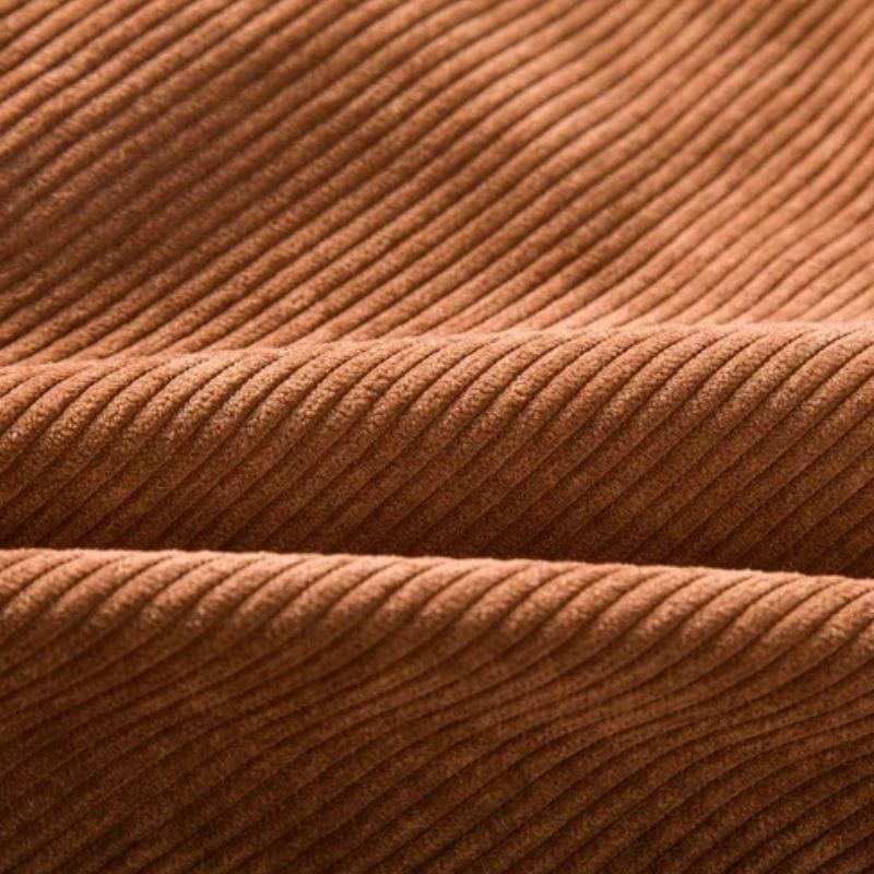 Chemise en Velours Marron