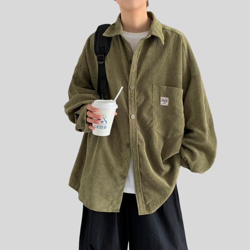 Chemise en Velours pour Homme