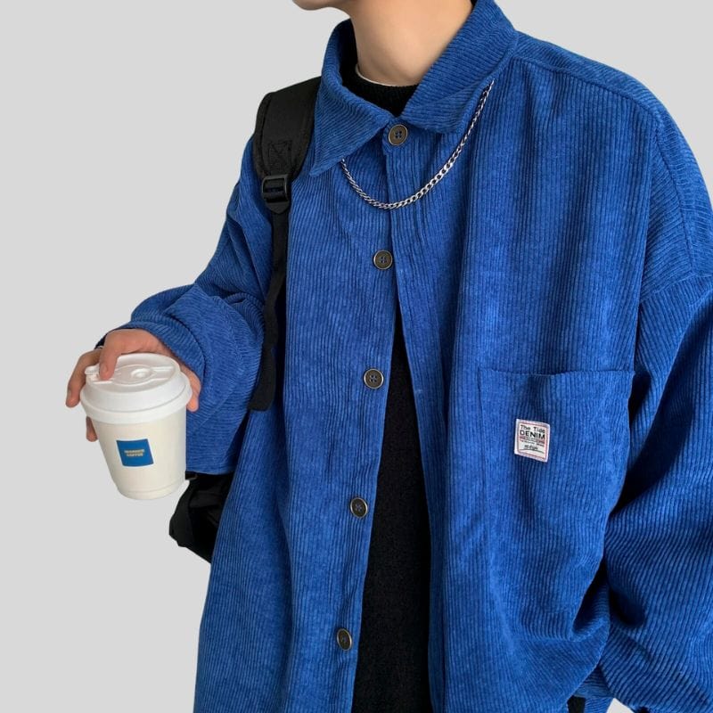 Chemise en Velours pour Homme