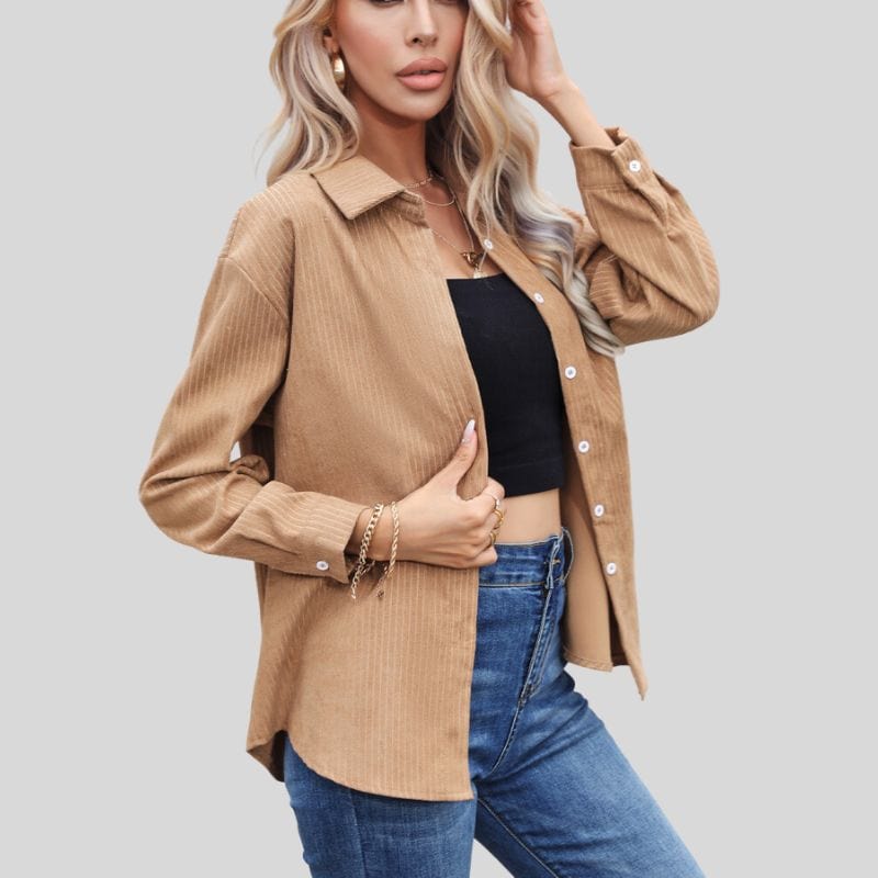 Chemises Velours Femme