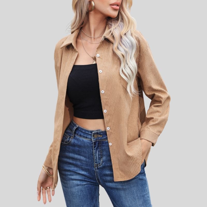 Chemises Velours Femme