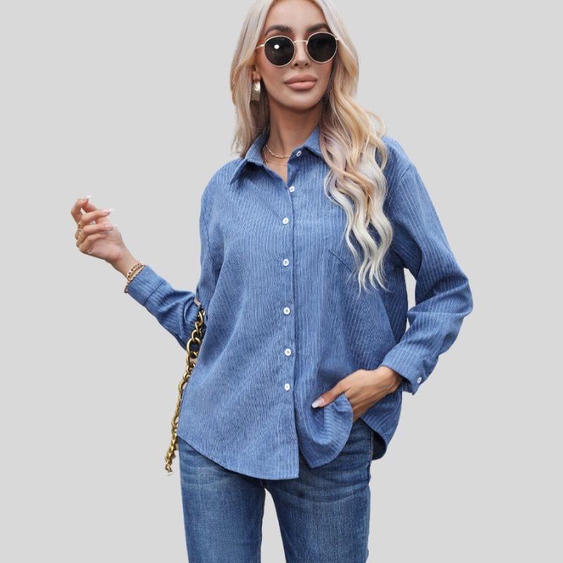 Chemises Velours Femme