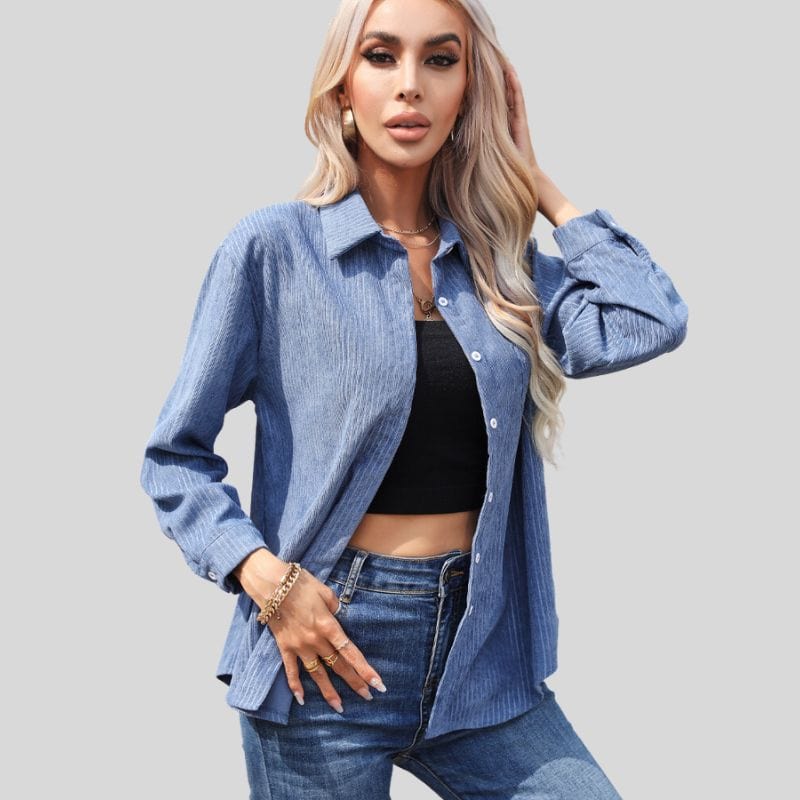 Chemises Velours Femme