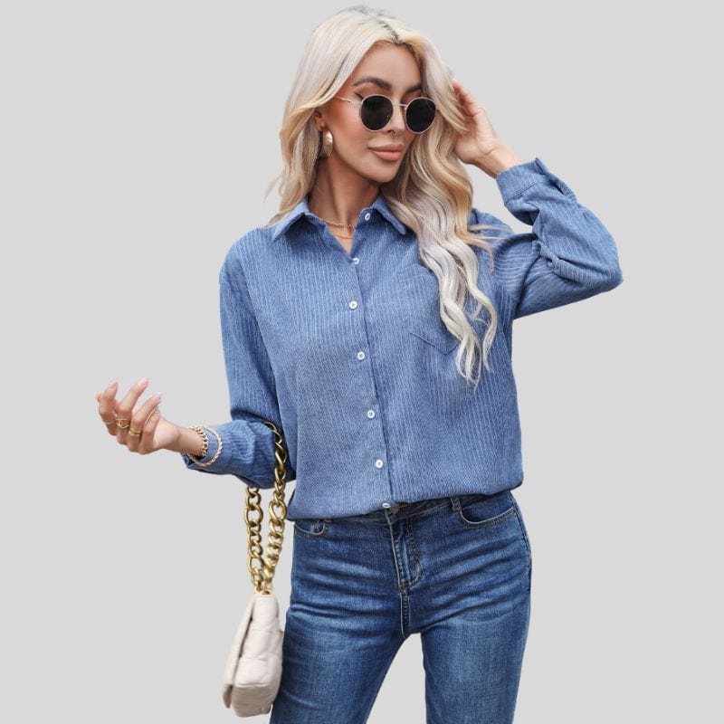 Chemises Velours Femme