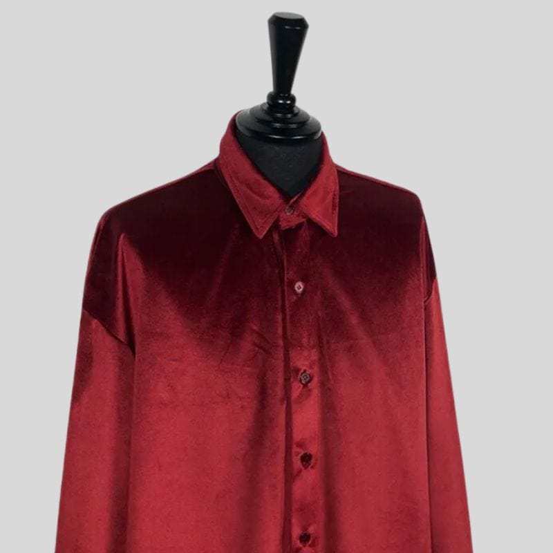 Chemises en Velours Homme