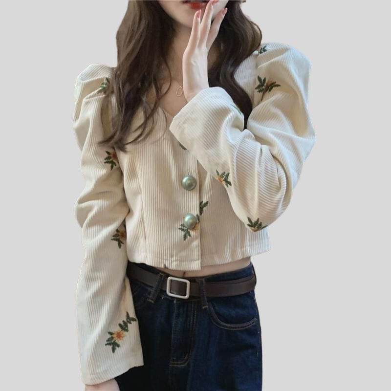 Chemisier Velours Cotelé