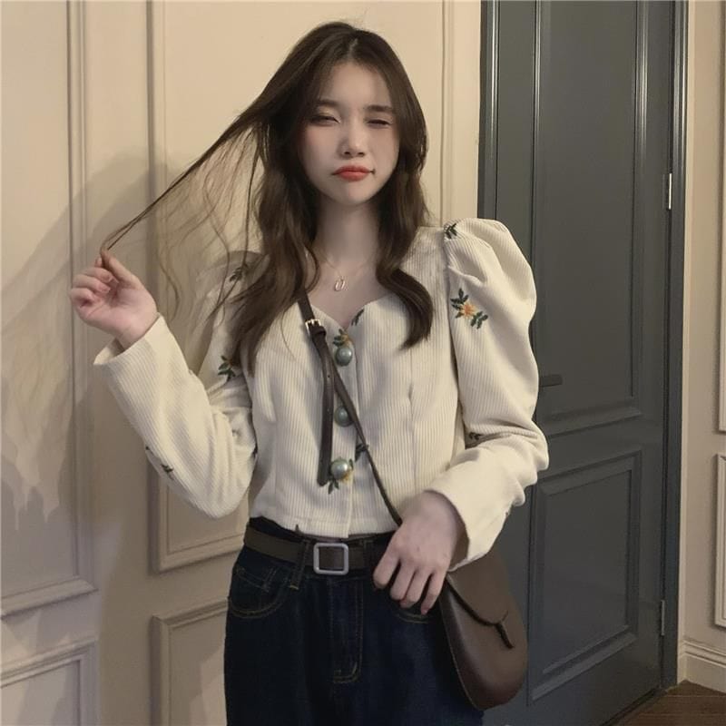 Chemisier Velours Cotelé