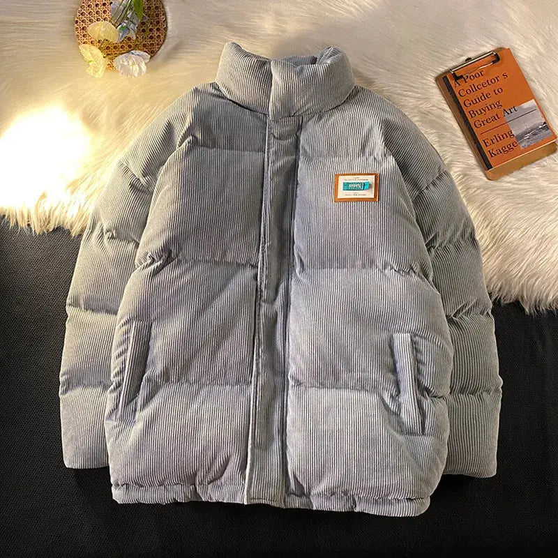 Doudoune Velours Cotelé Femme