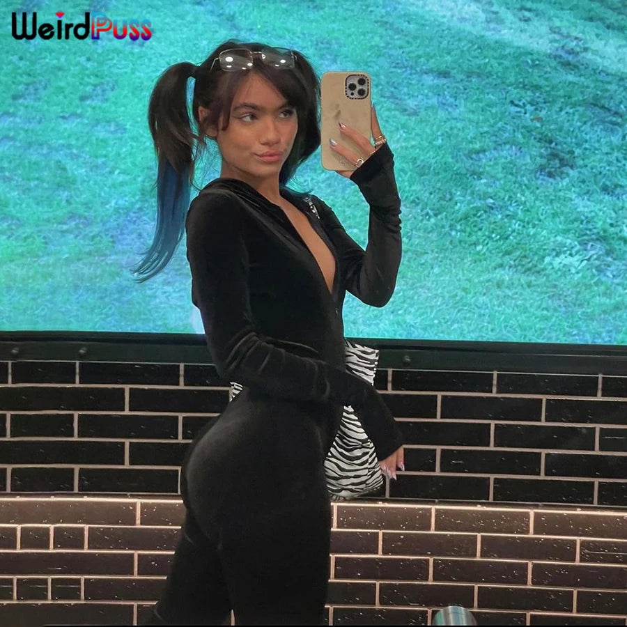 Combinaison Velours Moulante