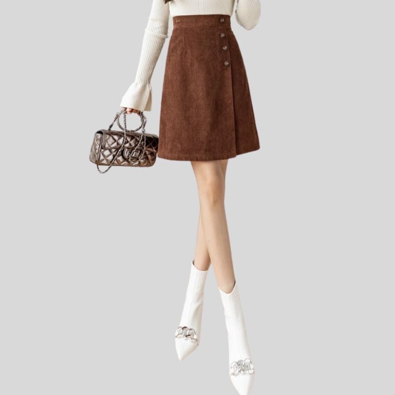 Jupe Courte Velours Femme