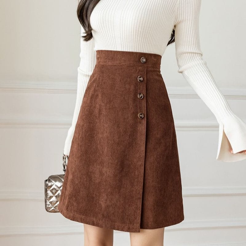 Jupe Courte Velours Femme