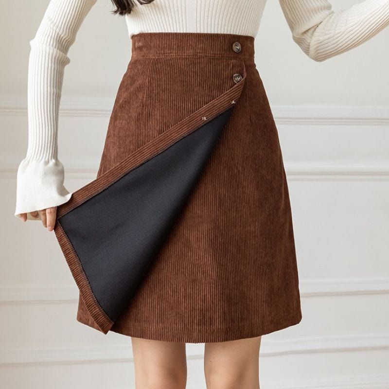 Jupe Courte Velours Femme