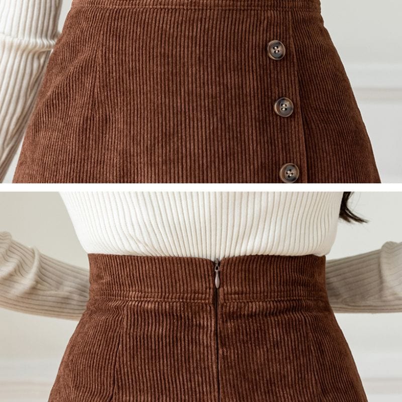 Jupe Courte Velours Femme