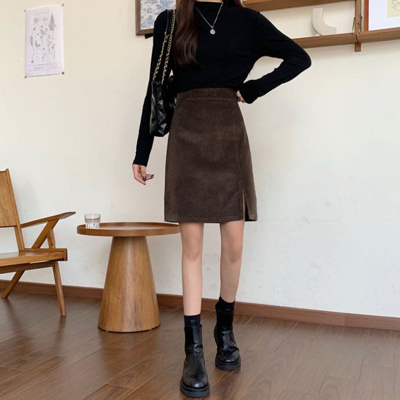 Jupe Courte Velours