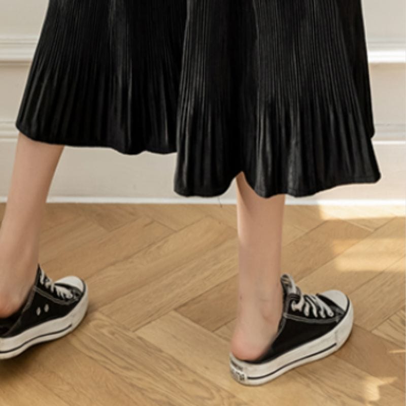 Jupe Longue Velours Noir