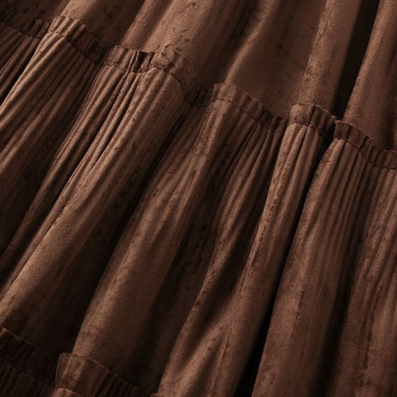 Jupe Marron Velours