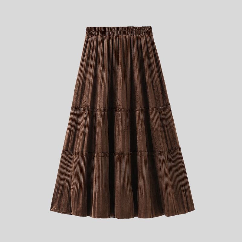Jupe Marron Velours