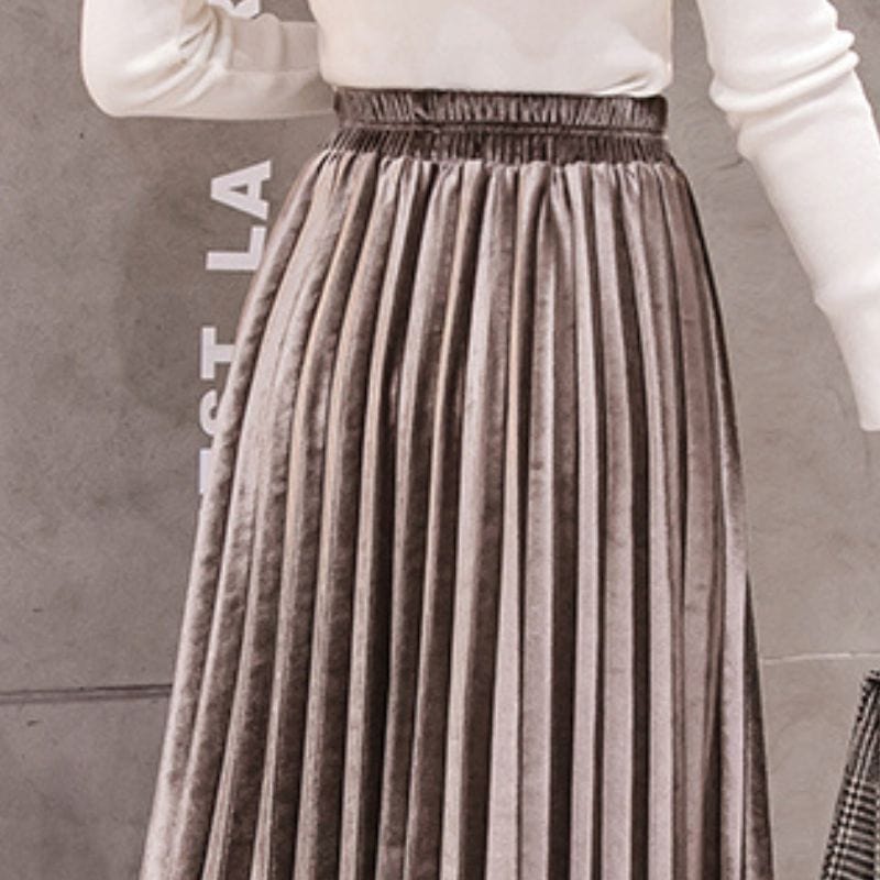 Jupe Midi Velours