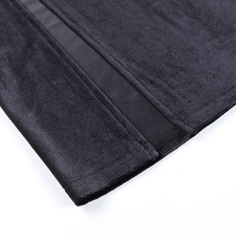 Jupe Noir Velour