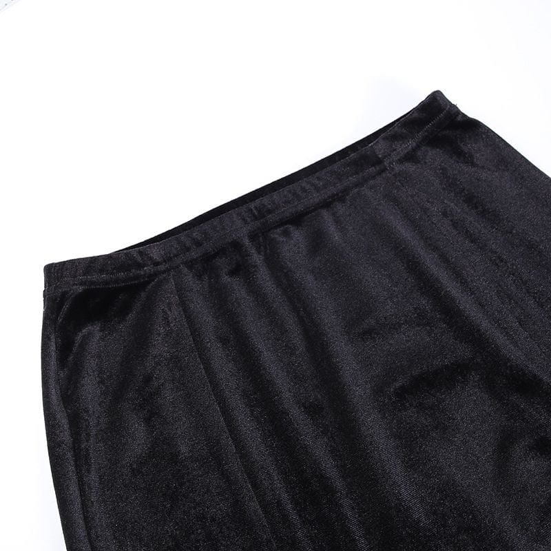 Jupe Noir Velour
