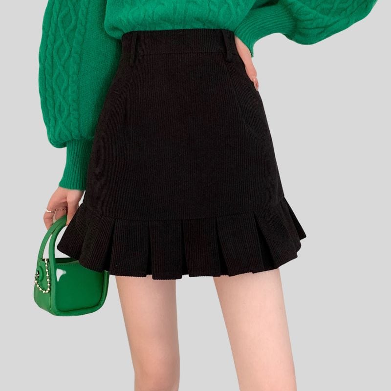 Jupe Noir en Velours