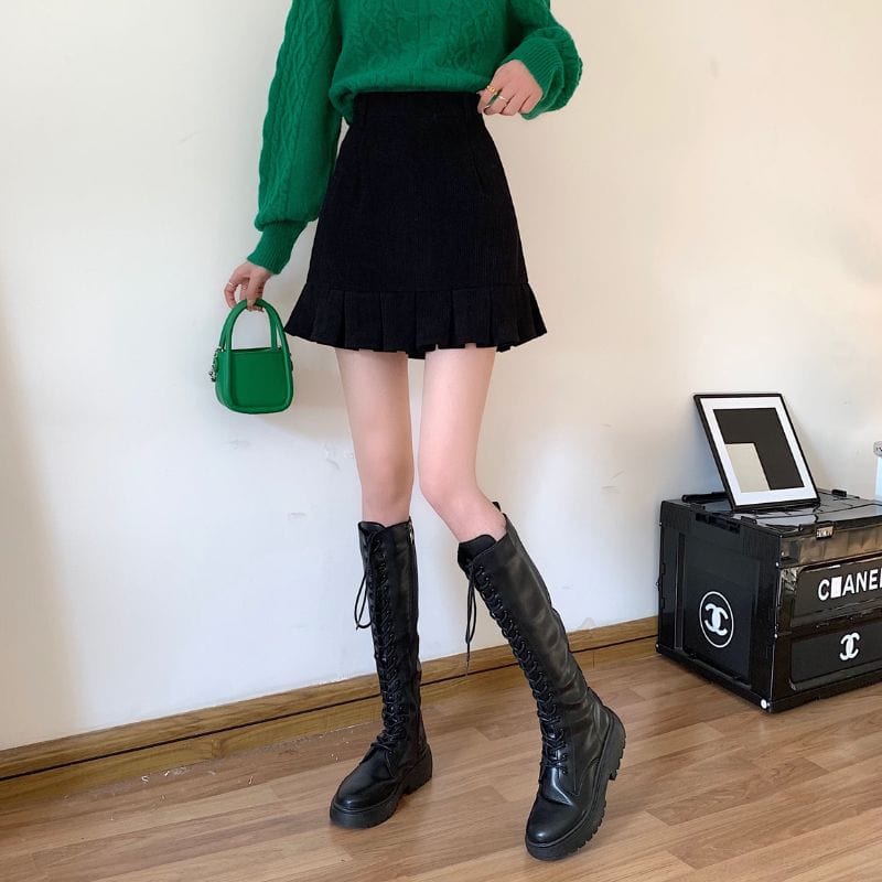 Jupe Noir en Velours