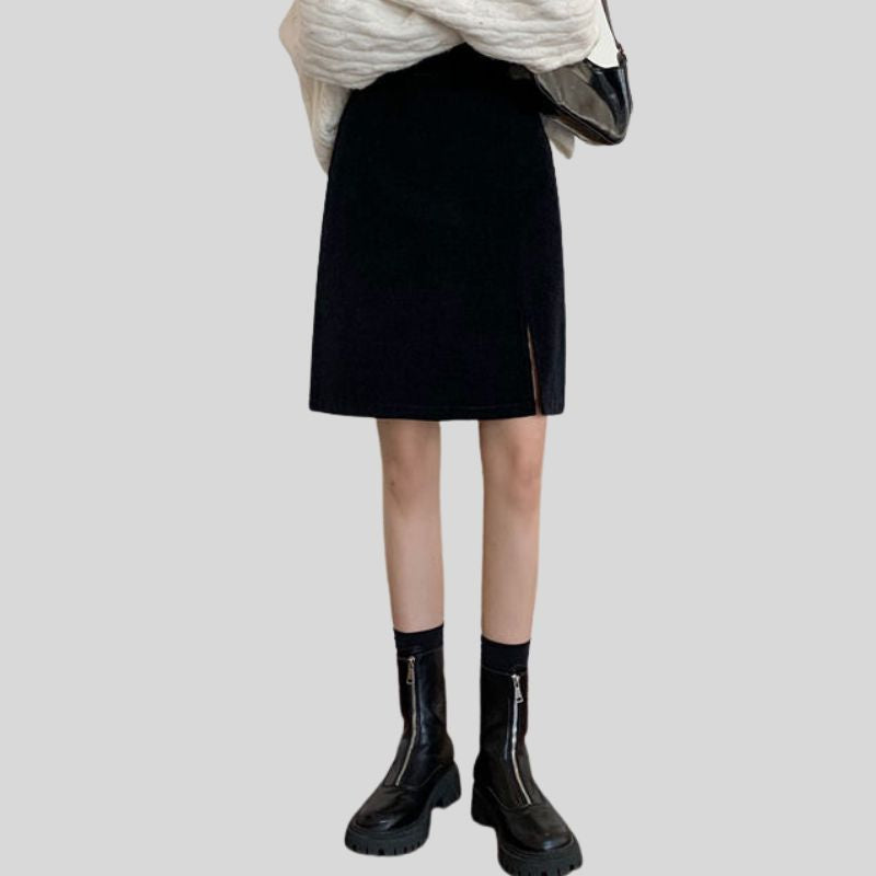 Jupe Velour Noire