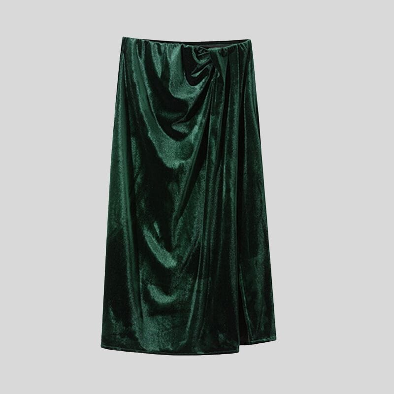 Jupe Velour Vert